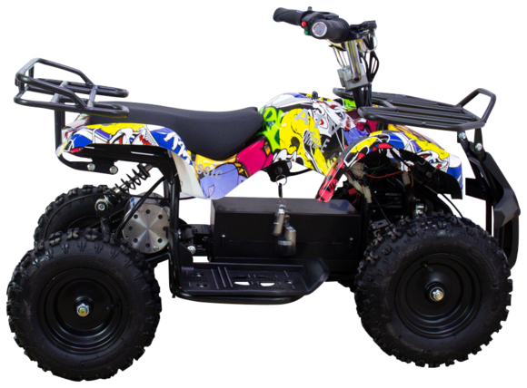 Детский квадроцикл ATV Classic 800w электрический Желтый (хип-хоп) pitbikemarket.ru