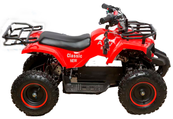 Детский квадроцикл ATV Classic 800w new электрический Красный pitbikemarket.ru