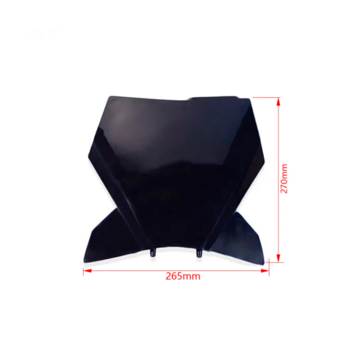 Щиток номерной на эндуро KTM 24г. (рама K10) черный pitbikemarket.ru