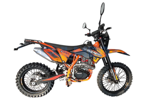 Мотоцикл Regulmoto ATHLETE PR 300 19/16, 5 передач (Оранжевый/черный) pitbikemarket.ru