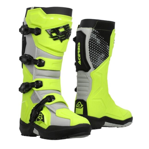 Мотоботы кроссовые Acerbis ARTIGLIO Fluo Yellow/White, (р.42) pitbikemarket.ru