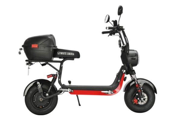 Электроскутер WHITE SIBERIA MINI R 3.0 BLACK 60V pitbikemarket.ru