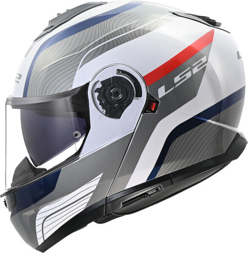 Шлем LS2 FF908 STROBE 2 MONZA White Blue Red M pitbikemarket.ru