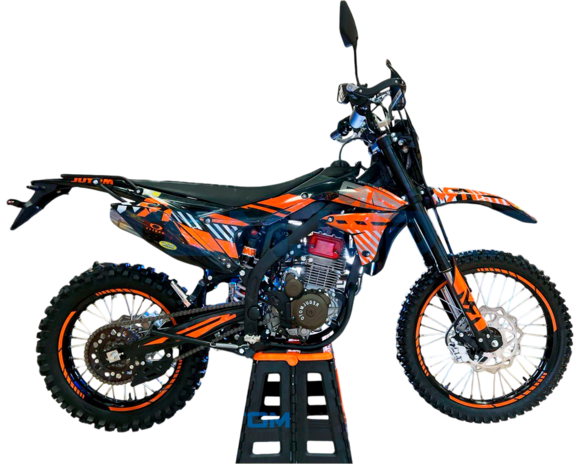 Мотоцикл Regulmoto ZR PR 4 valves (Черный/оранжевый) pitbikemarket.ru