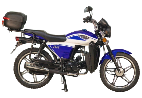 Мопед Motoland Альфа RX LUX 11 (2021 г.) синий (110 см3, маркировка 49сс) (Без ПТС) pitbikemarket.ru